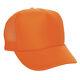 Neon Orange Trucker Hat 5 Panel Foam Front Mesh Back Hat 1dz New Truck-5 Norg