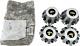 New 2011-2018 Chevrolet Silverado 3500 Dually Front & Rear Center Caps-9597796