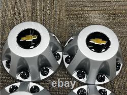 New 2011-2018 Chevrolet Silverado 3500 Dually Front & Rear Center Caps-9597796