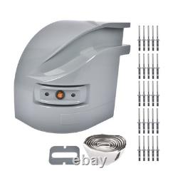 New Gray Corner Cap Roadside LH Driver Side 62665 Cap + LED Light Box Truck