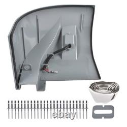 New Gray Corner Cap Roadside LH Driver Side 62665 Cap + LED Light Box Truck