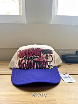New Kapital Working Hero Trucking Cap Ecru/Purple