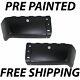 New Painted To Match Lh Rh Rear Bumper End Caps For 2007-2014 Chevy Gmc Truck