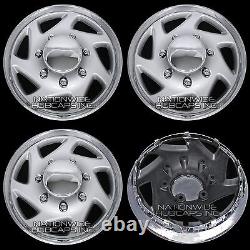 New Set of 4 FORD Truck Van 16 8 Lug Full Wheel Covers Hub Caps fits Steel Rim