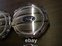 New T/O Ford 2009 2014 Truck Pickup F150 Wheel Center Hub Caps 2010 2011 2012 13