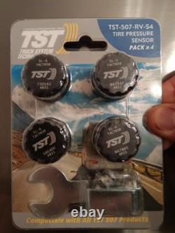 New? Truck Systems ST-507-RV-S4 507 Series 4 RV Tire Cap Sensor Tow Pack x 4