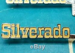 Nos 75 80 Chevy Silverado 10 Fender Emblem Set Oem Pickup Truck Ck C&k C K Trim