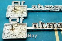 Nos 75 80 Chevy Silverado 10 Fender Emblem Set Oem Pickup Truck Ck C&k C K Trim