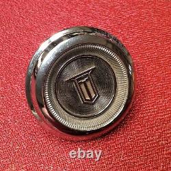 Nos Gm 1965 Chevy II Nova Ss C10 Truck Chrome Steering Wheel Horn Cap Gm 3858193