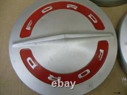 OEM 1960's Ford Truck F100 Hub caps set of 3 Original Dog Dish Hubcaps (NOS)