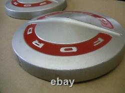 OEM 1960's Ford Truck F100 Hub caps set of 3 Original Dog Dish Hubcaps (NOS)