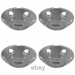 OEM BL3Z1130A 6 Lug Wheel Center Cap Limited Chrome & White Set of 4 for F150