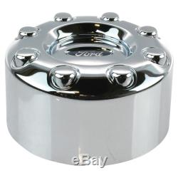 OEM Chrome Rear 8 Lug Wheel Center Cap for Ford Super Duty Dually Pickup Truck