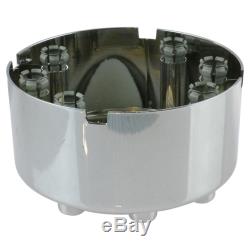 OEM Chrome Rear 8 Lug Wheel Center Cap for Ford Super Duty Dually Pickup Truck