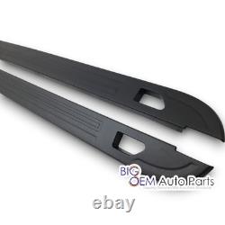 OEM new Silverado Sierra Truck HD Dually 8' Long Bed Rail Cap black Moldings Set
