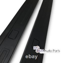 OEM new Silverado Sierra Truck HD Dually 8' Long Bed Rail Cap black Moldings Set