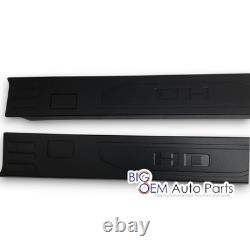 OEM new Silverado Sierra Truck HD Dually 8' Long Bed Rail Cap black Moldings Set