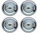 Oer Reproduction Chrome Plated Hub Cap Set 1955-1956 Chevy Pickup Truck 1/2 Ton
