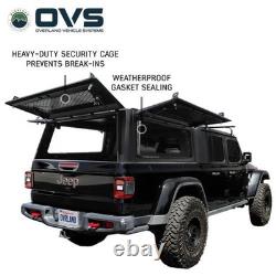 OVS 70100003 Expedition Truck Cap WithFull Wing Doors For 20-26 Jeep Gladiator