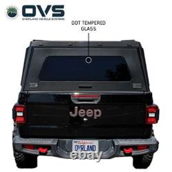 OVS 70100003 Expedition Truck Cap WithFull Wing Doors For 20-26 Jeep Gladiator