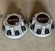 Pair Gmc Dually Rear Center Hub Cap 2000-2007 Oem Pickup Truck 8 Lug Silver New