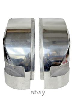 PAIR of HEAVY DUTY CAST ALUMINUM CORNER CAPS LEFT / RIGHT HAND for BOX TRUCK