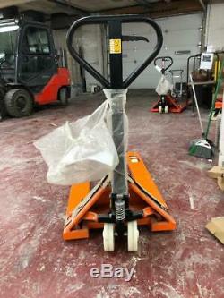 Pallet Jack Double Wheeler Strong Hand Truck 27 X 48 5500 Lb Cap