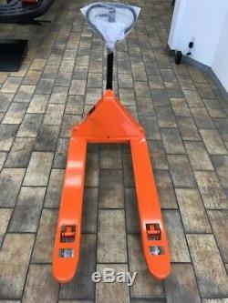 Pallet Jack Hand Truck 27 X 48 6600 Lb Cap New 1-year Warranty