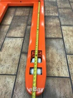 Pallet Jack Hand Truck 27 X 48 6600 Lb Cap New 1-year Warranty