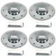 Panther Wheels Chrome Wheel Rim Center Cap Emr0330-truck-cap / Lg0907-23 + Bolt