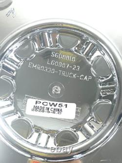 Panther Wheels Chrome Wheel Rim Center Cap EMR0330-TRUCK-CAP / LG0907-23 + BOLT