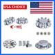 Plastic Abs Chrome Plated Front Axle Cover Kits Hub Caps For Semi Trucks With