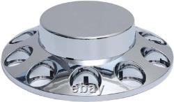 Plastic ABS Chrome Plated Front Axle Cover Kits Hub Caps for Semi Trucks with
