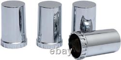 Plastic ABS Chrome Plated Front Axle Cover Kits Hub Caps for Semi Trucks with