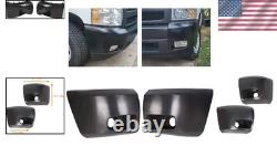 Plastic Front Bumper End Caps for 2007-2013 Chevrolet Pickup Trucks