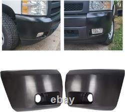 Plastic Front Bumper End Caps for 2007-2013 Chevrolet Pickup Trucks
