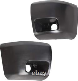 Plastic Front Bumper End Caps for 2007-2013 Chevrolet Pickup Trucks