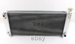 Polish 3 Row Aluminum Radiator Fit 88-00 C1500 C/k Series Chevy Gmc Truck 34 W