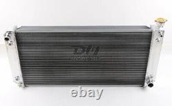 Polish 3 Row Aluminum Radiator Fit 88-00 C1500 C/k Series Chevy Gmc Truck 34 W