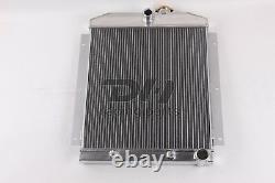 Polish 3 Rows Aluminum Radiator For 1947-1954 Chevy 3100/3600/3800 Truck Pickup