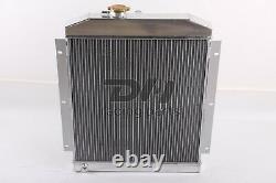 Polish 3 Rows Aluminum Radiator For 1947-1954 Chevy 3100/3600/3800 Truck Pickup