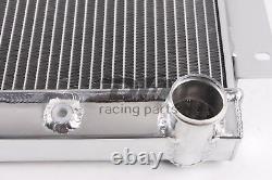 Polish 3 Rows Aluminum Radiator For 1947-1954 Chevy 3100/3600/3800 Truck Pickup