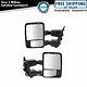 Power Heat Folding Smoked Turn Ptm Upgrade Towing Mirror Pair For Super Duty