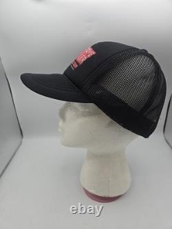 RARE Vintage Grave Digger Monster Truck Black Cap Logo 80s Trucker