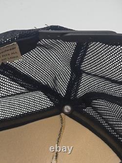 RARE Vintage Grave Digger Monster Truck Black Cap Logo 80s Trucker