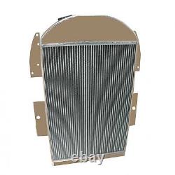 Radiator For 1935-1936 Chevy Master Deluxe Truck Pickup L6 3.4l 4 Core Aluminum