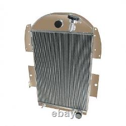 Radiator For 1935-1936 Chevy Master Deluxe Truck Pickup L6 3.4l 4 Core Aluminum