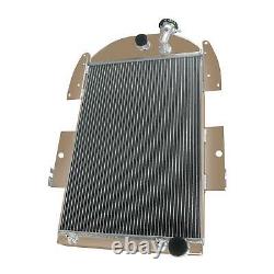 Radiator For 1935-1936 Chevy Master Deluxe Truck Pickup L6 3.4l 4 Core Aluminum