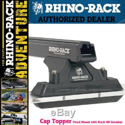 Rhino Rack Truck Cap Topper Roof Rack HD Black Crossbar Y04-250B