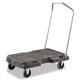 Rubbermaid Commercial 4401bla 500 Lbs. Cap. Triple Trolley Platform Truck New